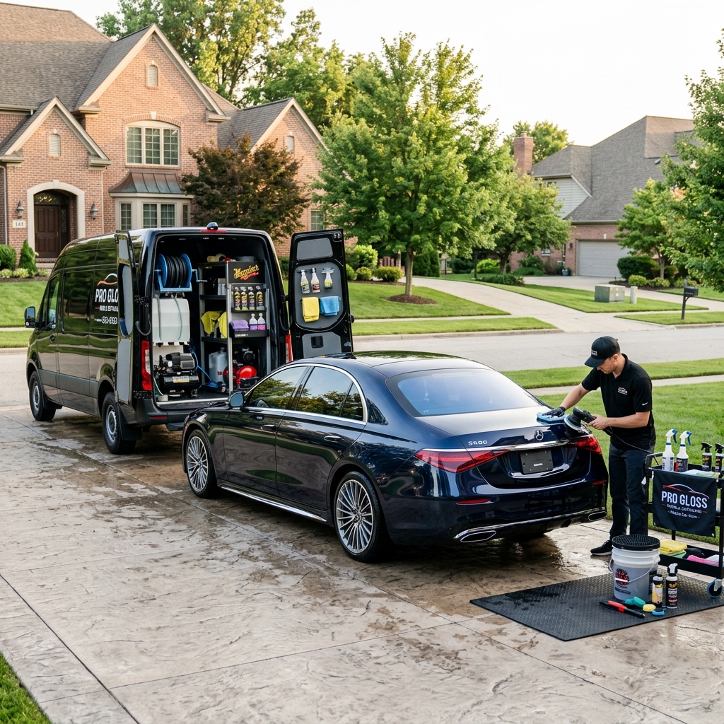 Mobile Detailing Setup